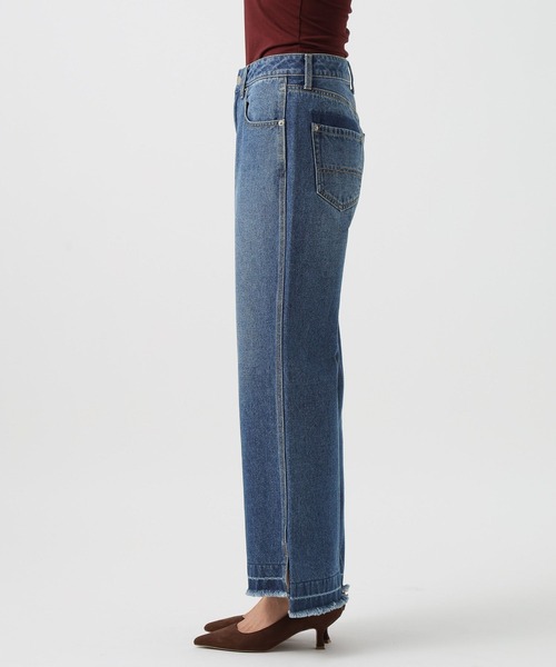 BAYFLOW(ベイフロー)の「センタークリースデニムパンツ(デニムパンツ・レディース・ブラック/インディゴブルー・X-SMALL/MEDIUM/SMALL)」の13枚目の写真