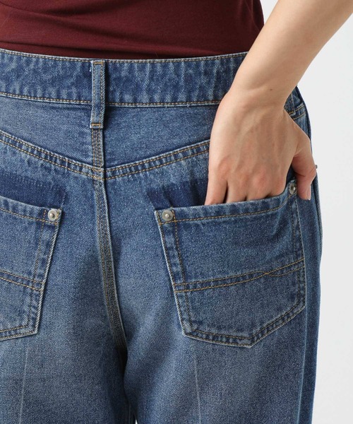 BAYFLOW(ベイフロー)の「センタークリースデニムパンツ(デニムパンツ・レディース・ブラック/インディゴブルー・X-SMALL/MEDIUM/SMALL)」の16枚目の写真