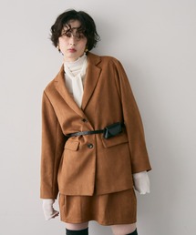 Trish | スエードライクテーラージャケット(テーラードジャケット)