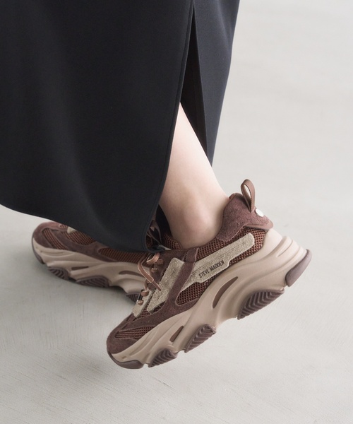 STEVE MADDEN(スティーブマデン)の「STEVE MADDEN/スティーブ マデン POSSESSION-E(スニーカー・レディース・ブラウン/ベージュ/カーキ・22.5cm/23cm/23.5cm/24cm/24.5cm)」の17枚目の写真
