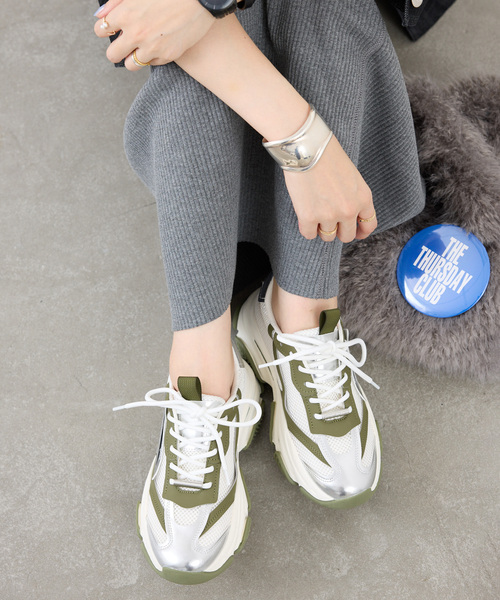 STEVE MADDEN(スティーブマデン)の「STEVE MADDEN/スティーブ マデン POSSESSION-E(スニーカー・レディース・ブラウン/ベージュ/カーキ・22.5cm/23cm/23.5cm/24cm/24.5cm)」の9枚目の写真