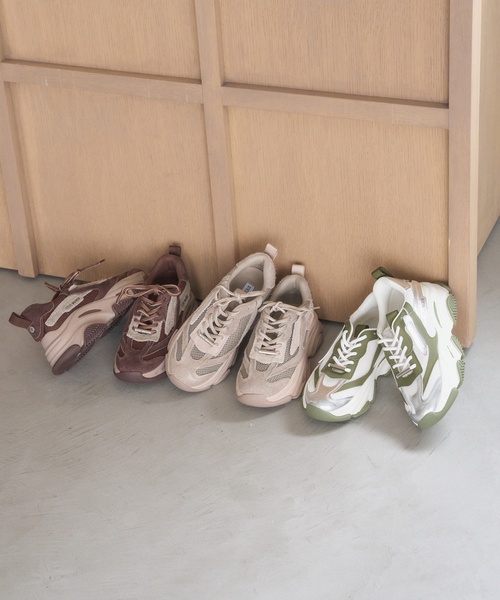 STEVE MADDEN(スティーブマデン)の「STEVE MADDEN/スティーブ マデン POSSESSION-E(スニーカー・レディース・ブラウン/ベージュ/カーキ・22.5cm/23cm/23.5cm/24cm/24.5cm)」の6枚目の写真