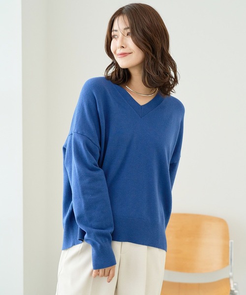 マイラクVネックニット（ニット/セーター）｜FOUND GOOD（ファウンド