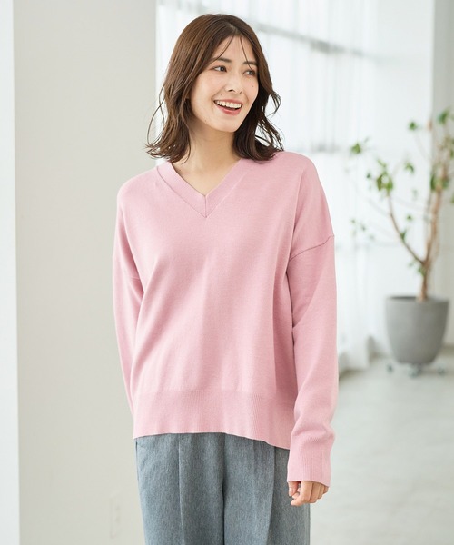 FOUND GOOD（ファウンドグッド）の「マイラクVネックニット（ニット