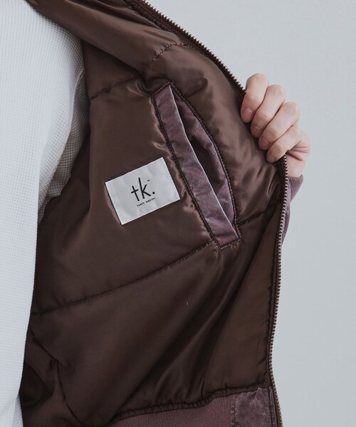 tk.TAKEO KIKUCHI（ティーケータケオキクチ）の「ヴィンテージライクMA‐1（ブルゾン・メンズ・グレー/ベビーピンク/ブラック・01/02/03）」の17枚目の写真