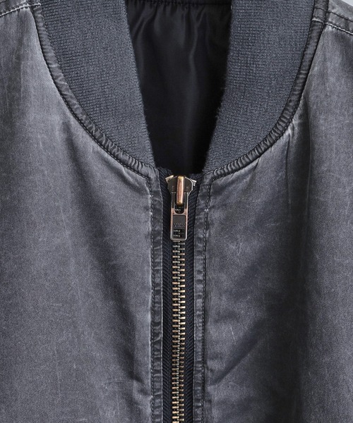 tk.TAKEO KIKUCHI（ティーケータケオキクチ）の「ヴィンテージライクMA‐1（ブルゾン・メンズ・グレー/ベビーピンク/ブラック・01/02/03）」の4枚目の写真