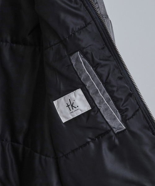 tk.TAKEO KIKUCHI（ティーケータケオキクチ）の「ヴィンテージライクMA‐1（ブルゾン・メンズ・グレー/ベビーピンク/ブラック・01/02/03）」の6枚目の写真