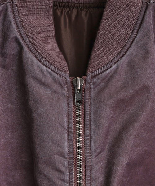 tk.TAKEO KIKUCHI（ティーケータケオキクチ）の「ヴィンテージライクMA‐1（ブルゾン・メンズ・グレー/ベビーピンク/ブラック・01/02/03）」の7枚目の写真