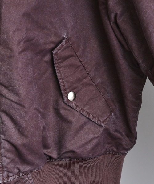 tk.TAKEO KIKUCHI（ティーケータケオキクチ）の「ヴィンテージライクMA‐1（ブルゾン・メンズ・グレー/ベビーピンク/ブラック・01/02/03）」の8枚目の写真