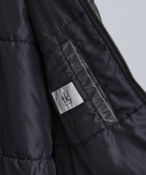 tk.TAKEO KIKUCHI（ティーケータケオキクチ）の「ヴィンテージライクMA‐1（ブルゾン・メンズ・グレー/ベビーピンク/ブラック・01/02/03）」の10枚目の写真