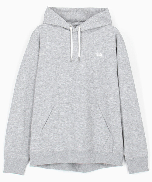 THE NORTH FACE(ザノースフェイス)の「THE NORTH FACE/ザノースフェイス S LOGO HTR SWT HD/スモールロゴヘザースウェットフーディー/NT62531(限定展開)(パーカー・メンズ・グレー/ブラック・MEDIUM/LARGE/X-LARGE/SMALL)」の1枚目の写真