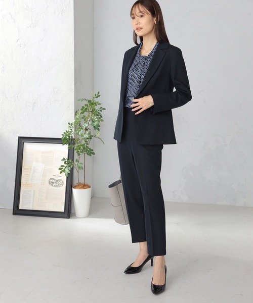 GALLORIA（ギャローリア）の「【キレメクジャケット】テーラージャケット（テーラードジャケット・レディース・グレー/ネイビー・S/M/L/LL）」の8枚目の写真