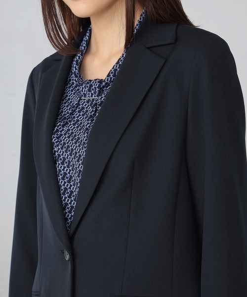 GALLORIA（ギャローリア）の「【キレメクジャケット】テーラージャケット（テーラードジャケット・レディース・グレー/ネイビー・S/M/L/LL）」の10枚目の写真