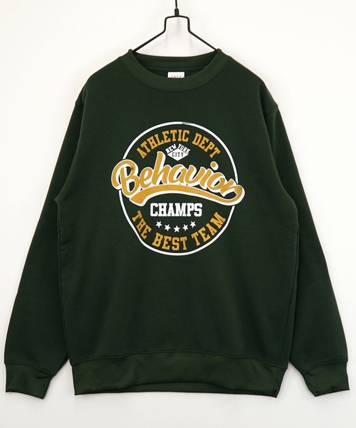 Burner(バーナー)の「【GROOVY STORE】アメカジ裏起毛スウェットクルー(スウェット・メンズ・ブラック/ブラック系その他2/グレイッシュベージュ/ホワイト×グレー/ブラック系その他3/杢グレー/ダークグリーン/ネイビー系2/ダークグリーン系2/ネイビー/ホワイト系その他/バーガンディー/ダークグリーン系3/ブラック系その他4/オフホワイト/スミクロ・M/L/LL)」の20枚目の写真