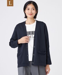 【L】【ウォッシャブル】TEXBRIDカーディガン
