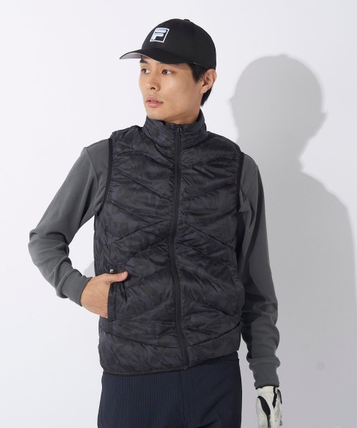 セール】【FILAGOLF/フィラゴルフ】ハイブリッドダウンベスト｜天然