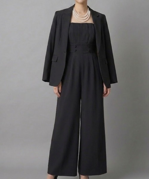 Lana821（ラナハニー）の「オープンショルダー ジャンプスーツ（つなぎ/オールインワン・レディース・ブラック・S/M）」の9枚目の写真