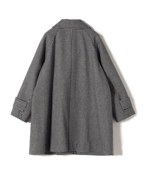 千鳥 / ソリッド ウール メルトン ステンカラー コート（ステンカラー