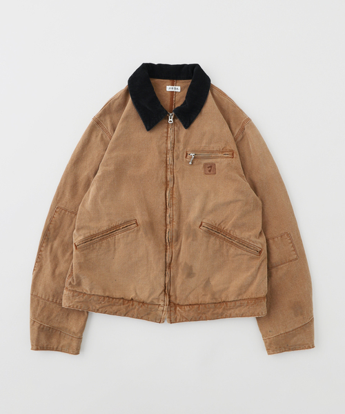 417 エディフィス（417 EDIFICE）/JIEDA / ジエダ DUCK DAMAGE ZIP JACKET / JK05 セール】JIEDA / ジエダ DUCK DAMAGE ZIP JACKET / JK05（ブルゾン