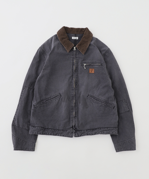 ジエダDRAPING JACKET グレー　ブルゾン Jieda（ジエダ）の「RIPPLE ZIP JACKET（ブルゾン）」 - WEAR