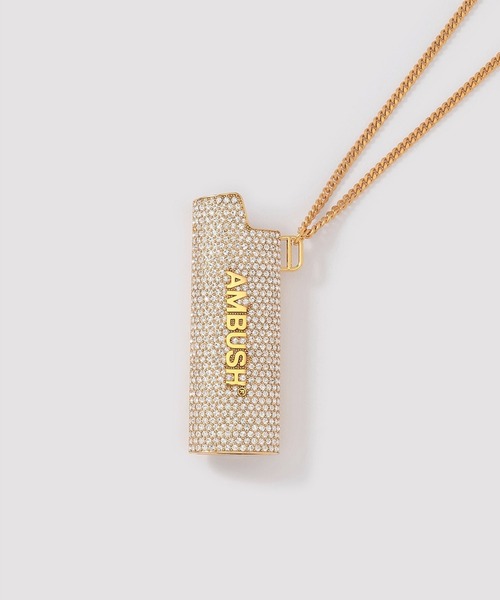 AMBUSH(アンブッシュ)の「【AMBUSH/アンブッシュ】PAVE LIGHTER CASE NECKLACE P(ネックレス・メンズ・シルバー/ゴールド・FREE)」の4枚目の写真