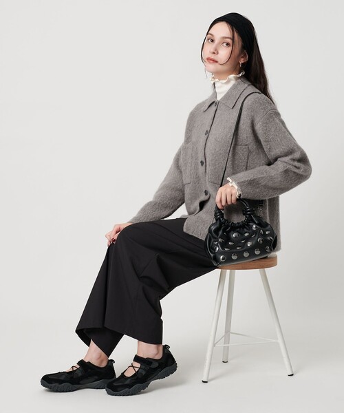 HVISK（ヴィスク）の「＜HVISK＞JOLLY スタッズ ショルダーバッグ 2WAY（ショルダーバッグ・レディース・ブラック・FREE）」の14枚目の写真