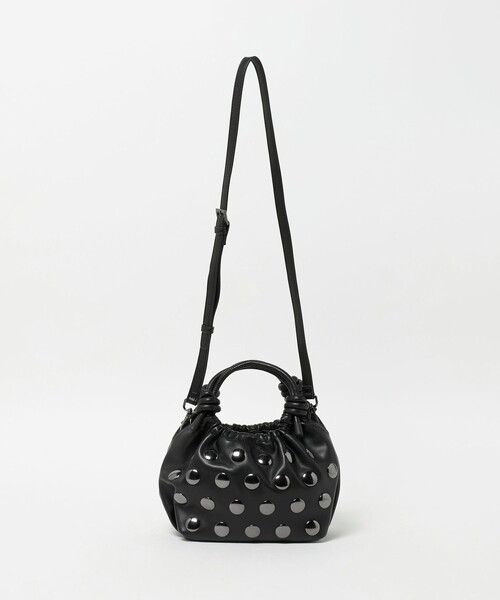 HVISK（ヴィスク）の「＜HVISK＞JOLLY スタッズ ショルダーバッグ 2WAY（ショルダーバッグ・レディース・ブラック・FREE）」の3枚目の写真