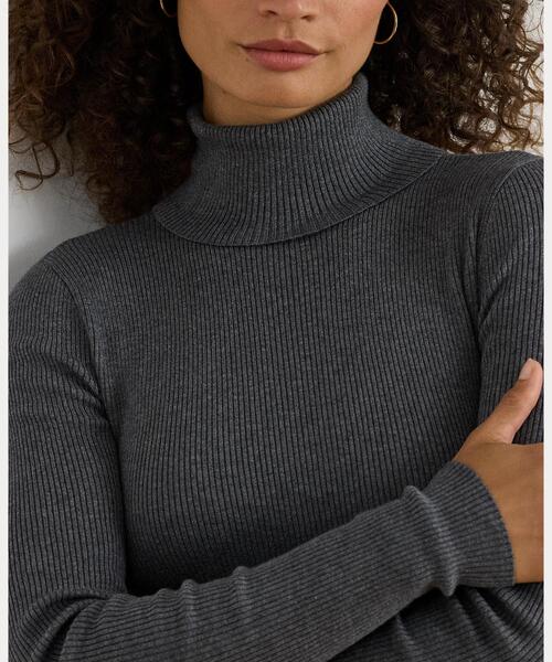 セール】リブ タートルネック セーター（ニット/セーター）｜LAUREN