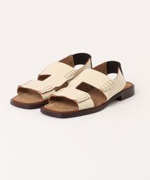 HEREU（ヘリュー）の「【HEREU】アシンメトリーサンダル/Clava/BR