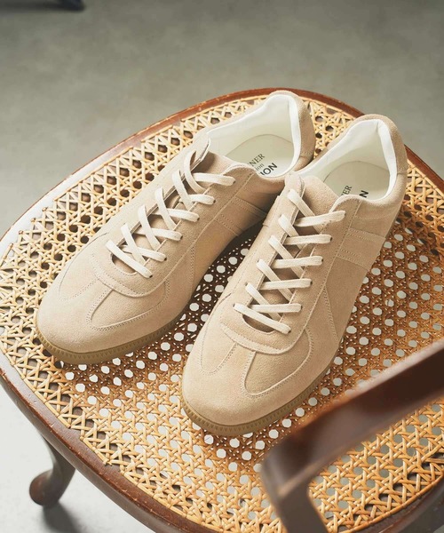 UNION STATION（ユニオンステーション）の「【UNION STATION by MEN’S BIGI 】REPRODUCT MILITALY GERMAN TRAINER ジャーマントレーナー（スニーカー・メンズ・ブラック/グレー系その他/ブラウン/ベージュ・M/L）」の12枚目の写真