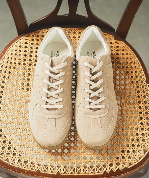 UNION STATION（ユニオンステーション）の「【UNION STATION by MEN’S BIGI 】REPRODUCT MILITALY GERMAN TRAINER ジャーマントレーナー（スニーカー・メンズ・ブラック/グレー系その他/ブラウン/ベージュ・M/L）」の13枚目の写真