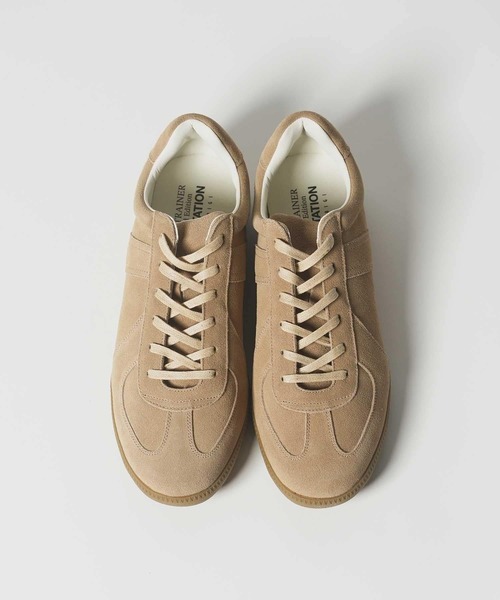 UNION STATION（ユニオンステーション）の「【UNION STATION by MEN’S BIGI 】REPRODUCT MILITALY GERMAN TRAINER ジャーマントレーナー（スニーカー・メンズ・ブラック/グレー系その他/ブラウン/ベージュ・M/L）」の8枚目の写真