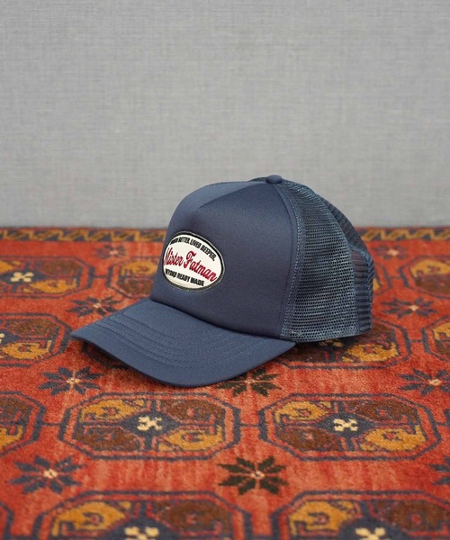 MRFATMAN（ミスターファットマン）の「WAPPEN MESH CAP-newhattan（キャップ・メンズ・レッド/ダークブラウン/ホワイト/ブラック/スカイブルー/ネイビー/ダークグリーン/バーガンディー・FREE）」の6枚目の写真