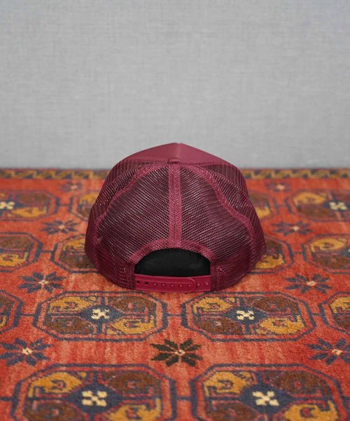 MRFATMAN（ミスターファットマン）の「WAPPEN MESH CAP-newhattan（キャップ・メンズ・レッド/ダークブラウン/ホワイト/ブラック/スカイブルー/ネイビー/ダークグリーン/バーガンディー・FREE）」の12枚目の写真