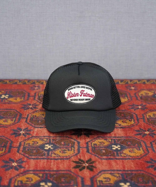 MRFATMAN（ミスターファットマン）の「WAPPEN MESH CAP-newhattan（キャップ・メンズ・レッド/ダークブラウン/ホワイト/ブラック/スカイブルー/ネイビー/ダークグリーン/バーガンディー・FREE）」の17枚目の写真