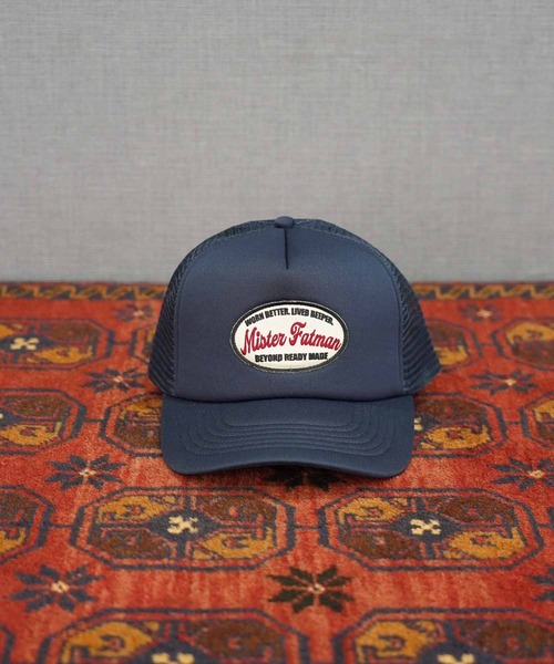 MRFATMAN（ミスターファットマン）の「WAPPEN MESH CAP-newhattan（キャップ・メンズ・レッド/ダークブラウン/ホワイト/ブラック/スカイブルー/ネイビー/ダークグリーン/バーガンディー・FREE）」の18枚目の写真