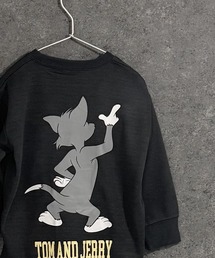 TOM&JERRY（トムアンドジェリー）の「【TOM&JERRY/トム＆ジェリー】バックプリント　BIGトレーナー（スウェット）」