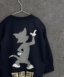 TOM&JERRY（トムアンドジェリー）の「【TOM&JERRY/トム＆ジェリー】バックプリント　BIGトレーナー（スウェット）」