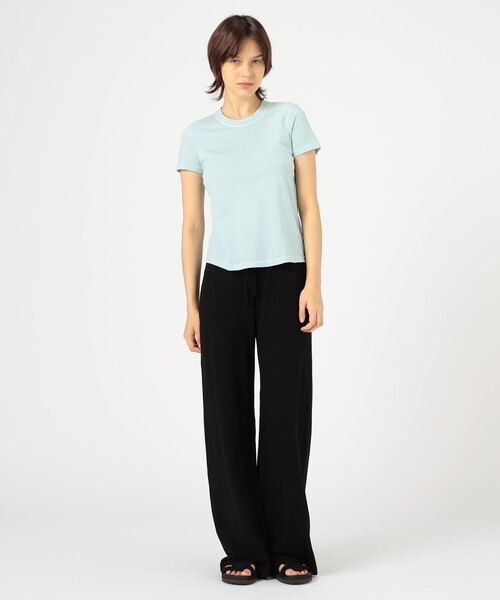 JAMES PERSE(ジェームスパース)の「ベーシック クルーネックTシャツ WLJ3114(Tシャツ/カットソー・レディース・ダークブラウン/ライトブルー・1/0)」の3枚目の写真