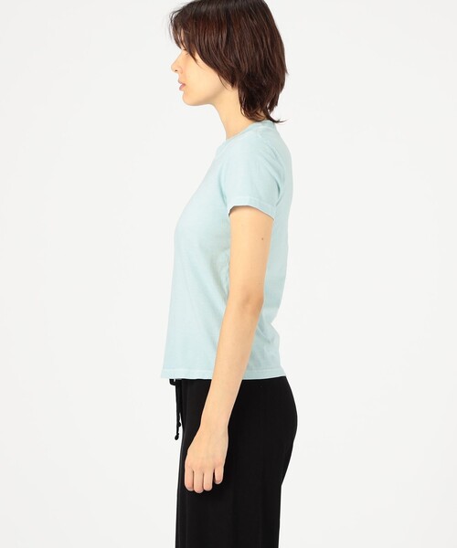 JAMES PERSE(ジェームスパース)の「ベーシック クルーネックTシャツ WLJ3114(Tシャツ/カットソー・レディース・ダークブラウン/ライトブルー・1/0)」の5枚目の写真
