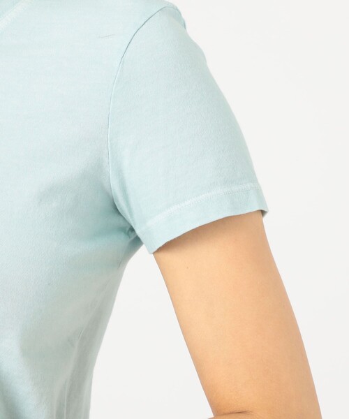 JAMES PERSE(ジェームスパース)の「ベーシック クルーネックTシャツ WLJ3114(Tシャツ/カットソー・レディース・ダークブラウン/ライトブルー・1/0)」の9枚目の写真