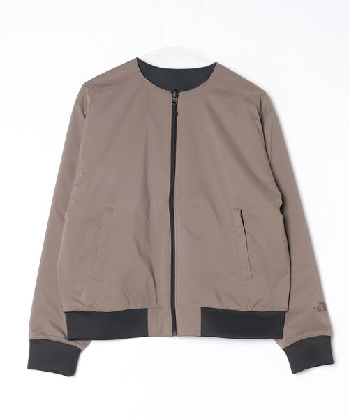 THE NORTH FACE(ザノースフェイス)の「ザ ノース フェイス THE NORTH FACE リバーシブルテックエアーラウンドネックジャケット(ブルゾン・レディース・ブラウン/ブラック・M/L/XL)」の1枚目の写真