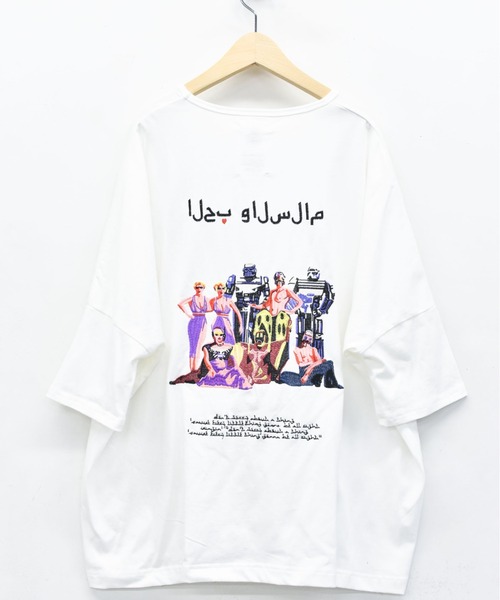 STOF（ストフ）の「STOF/ストフ/TRIBE EMBROI BIG TEE（Tシャツ/カットソー・メンズ・ブラック/ホワイト・S/M）」の12枚目の写真