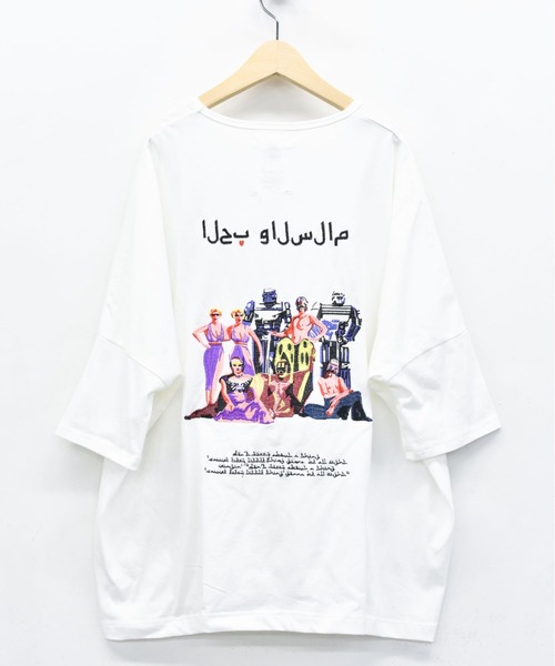 STOF（ストフ）の「STOF/ストフ/TRIBE EMBROI BIG TEE（Tシャツ/カットソー・メンズ・ブラック/ホワイト・S/M）」の10枚目の写真