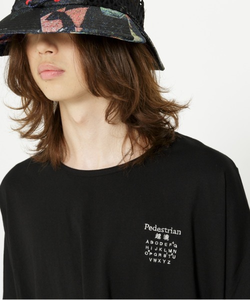 STOF（ストフ）の「STOF/ストフ/TRIBE EMBROI BIG TEE（Tシャツ/カットソー・メンズ・ブラック/ホワイト・S/M）」の13枚目の写真