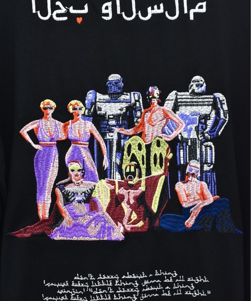 STOF（ストフ）の「STOF/ストフ/TRIBE EMBROI BIG TEE（Tシャツ/カットソー・メンズ・ブラック/ホワイト・S/M）」の20枚目の写真