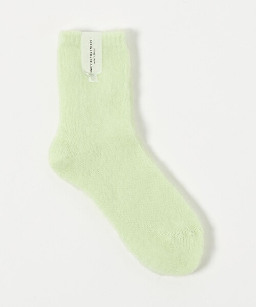 green label relaxing（グリーンレーベルリラクシング）の「シャギーソックス / 靴下（ソックス/靴下・レディース・ホワイト/ライトグレー/ダークブラウン/ライム/オレンジ・FREE）」の5枚目の写真