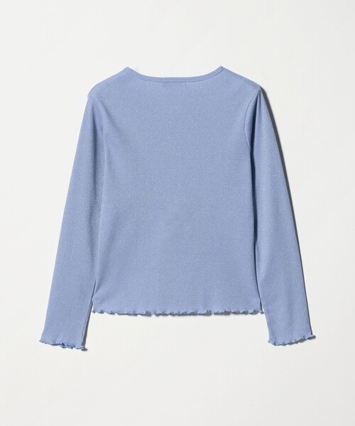 A DAY IN THE LIFE UNITED ARROWS(アデイインザライフユナイテッドアローズ)の「ラメ リブ メローカットソー<A DAY IN THE LIFE>(Tシャツ/カットソー・レディース・ブラック/ライトブルー/グレー系/ナチュラル・FREE)」の11枚目の写真