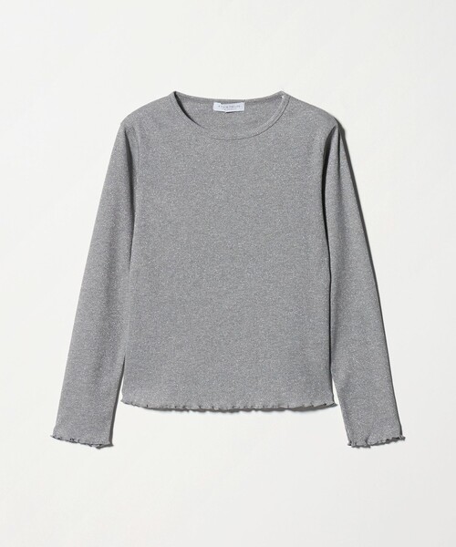 A DAY IN THE LIFE UNITED ARROWS(アデイインザライフユナイテッドアローズ)の「ラメ リブ メローカットソー<A DAY IN THE LIFE>(Tシャツ/カットソー・レディース・ブラック/ライトブルー/グレー系/ナチュラル・FREE)」の19枚目の写真