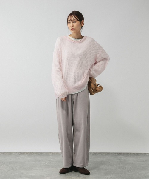 GLOBAL WORK（グローバルワーク）の「イージーケアコーデュロイワイドパンツ/575182（その他パンツ・レディース・フューシャピンク/グレー系その他/ブラック/ライトグレー・SMALL/MEDIUM/LARGE）」の16枚目の写真